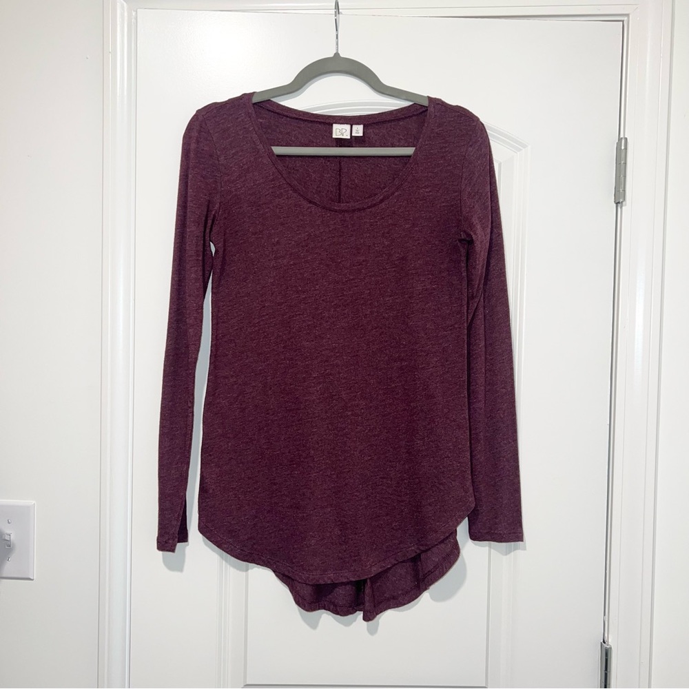 BP Burgundy Long Sleeve Tee